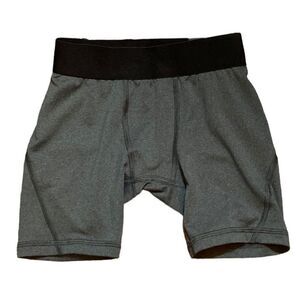 DSG Boy’s Compression Shorts, Dark Heather Grey, Size S (8-9), NWT